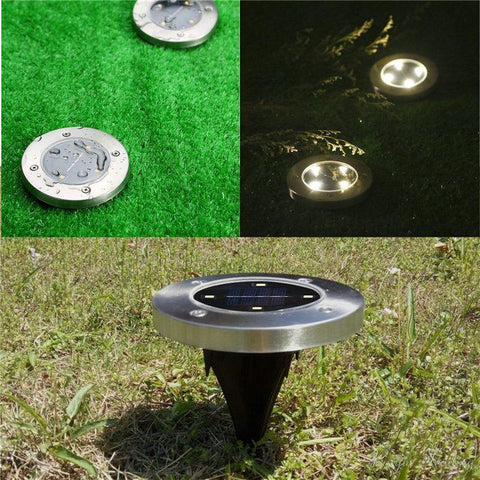 Image of Solar Garden Disk Lights