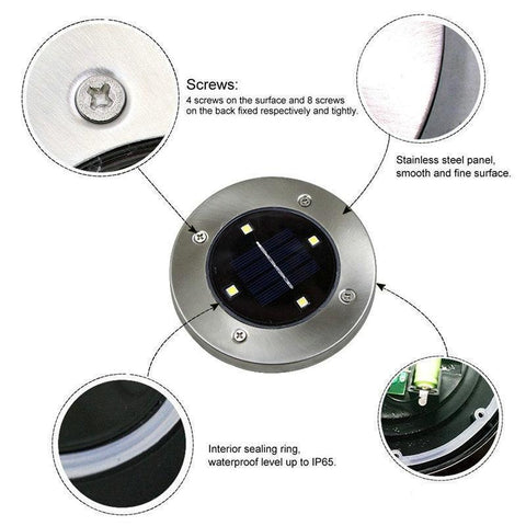 Image of Solar Garden Disk Lights